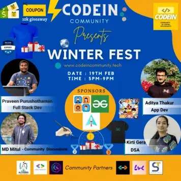 Original Winter Fest 2022 community banner